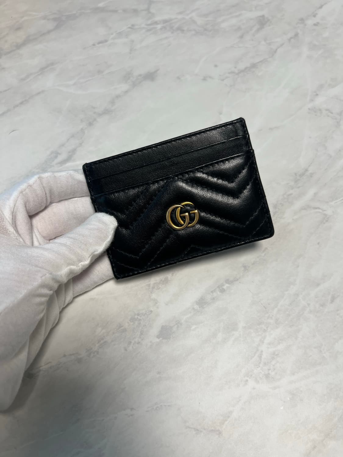 구찌 마몬트 카드지갑 블랙 상품이미지1