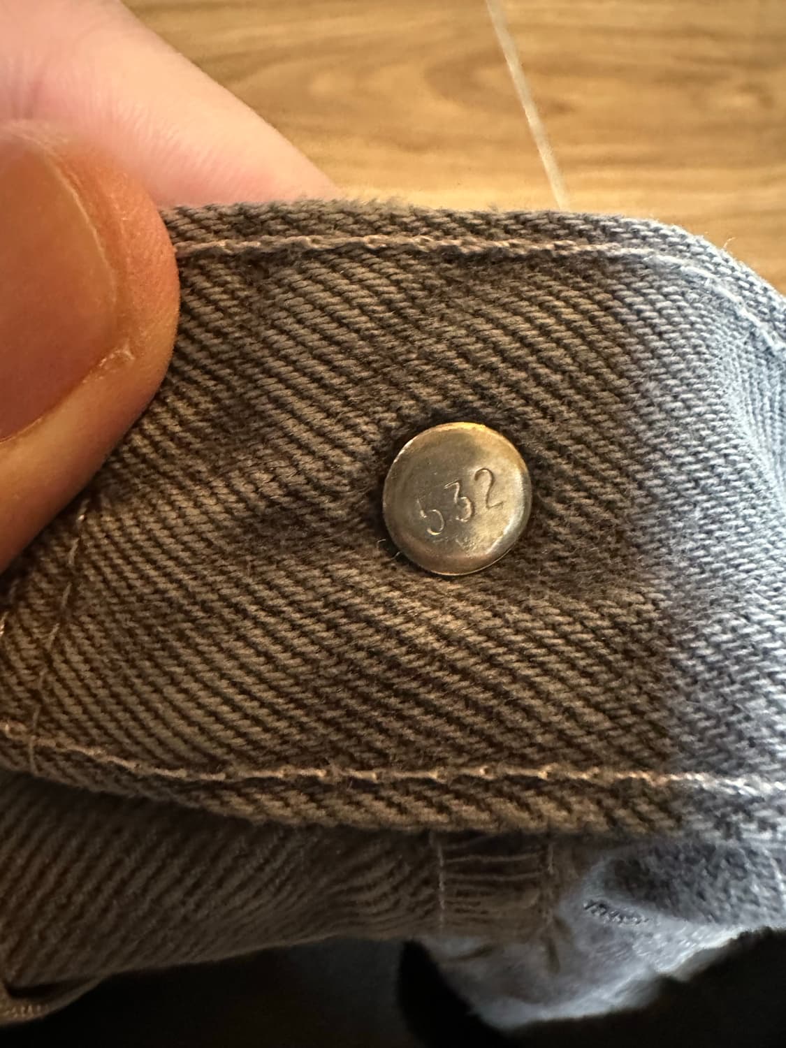 90s 빈티지 리바이스 501 차콜 그레이 상품이미지7