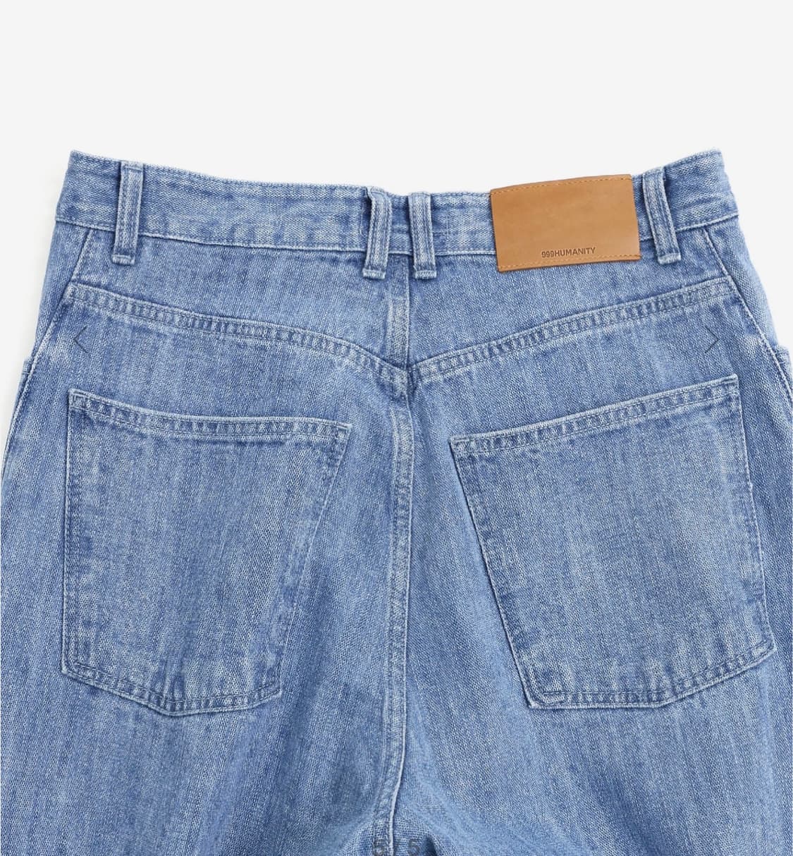 ARCHIVE WIDE CURVED DENIM PANT (LIGHT BL 상품이미지4