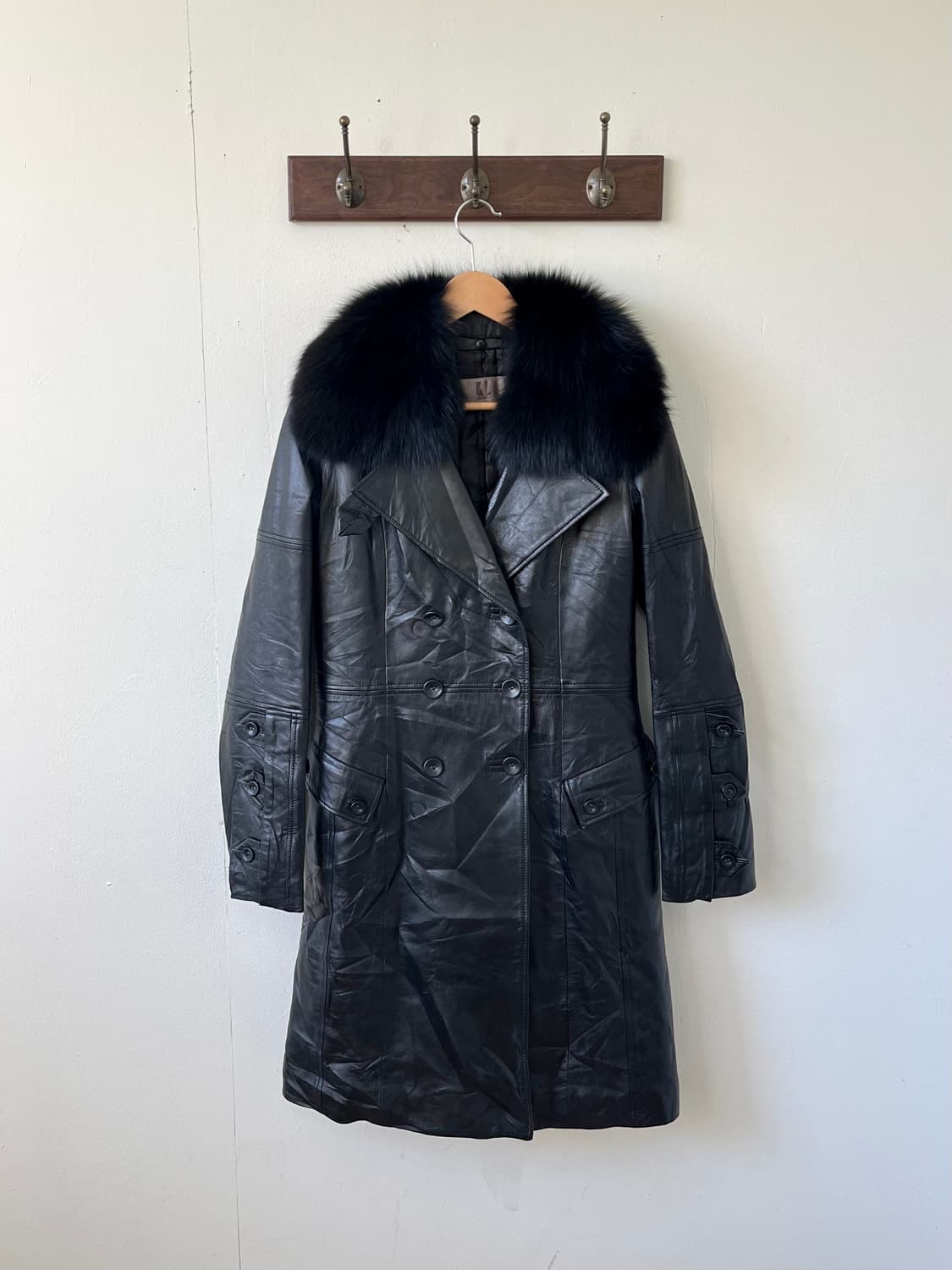 LAGERFELD x SAGA FOX 퍼 레더 자켓  상품이미지1