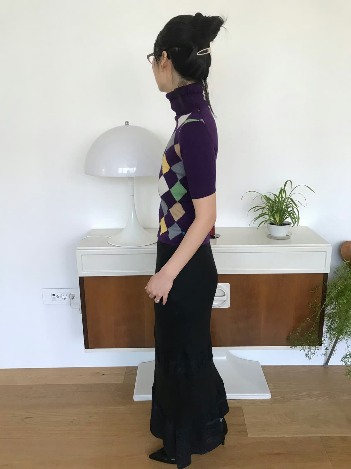 vintage linen lace skirt (26inch) 상품이미지5