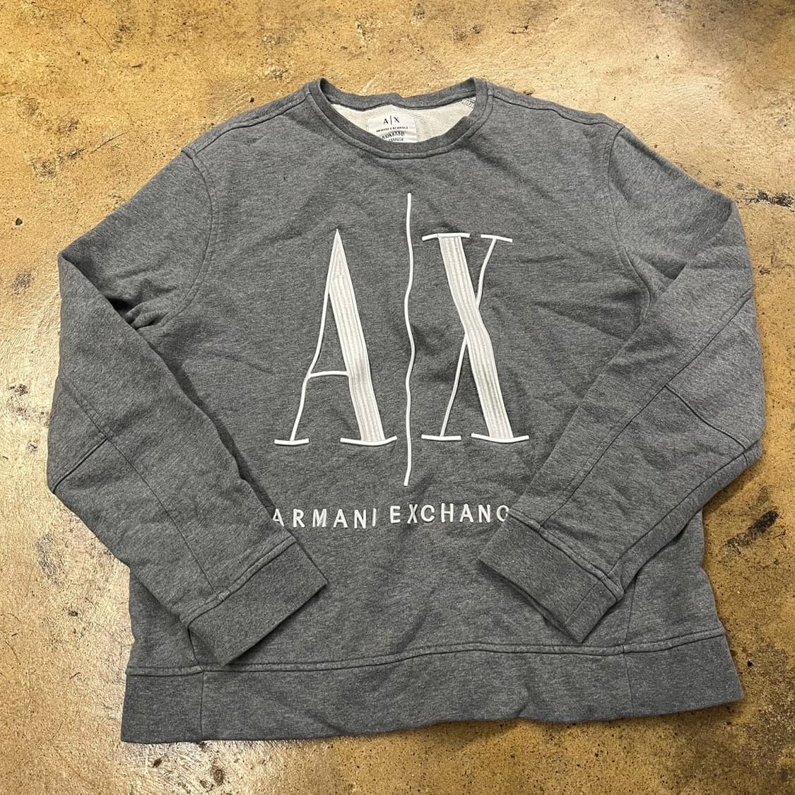 [정품/M] A|X 아르마니 익스체인지 맨투맨 그레이 b16 상품이미지2
