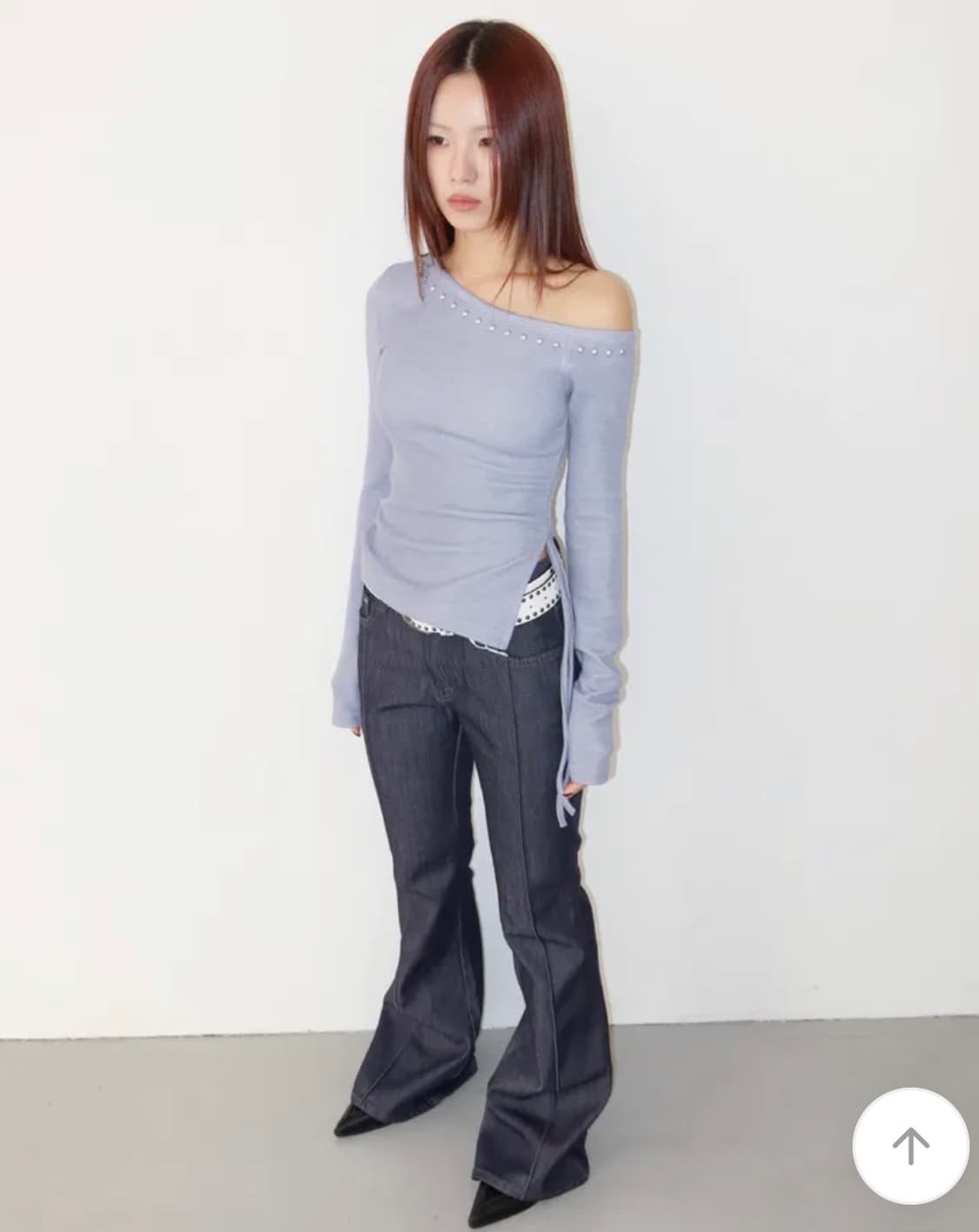 모드니치 INDIGO RAW 부츠컷 팬츠 M사이즈 상품이미지2