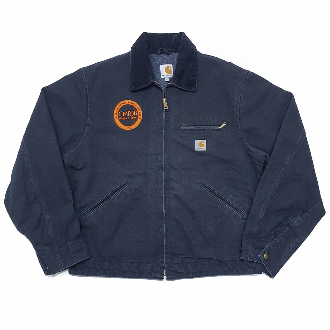 칼하트 디트로이트 j001 블랙 L (105-110) 125주년 상품이미지1