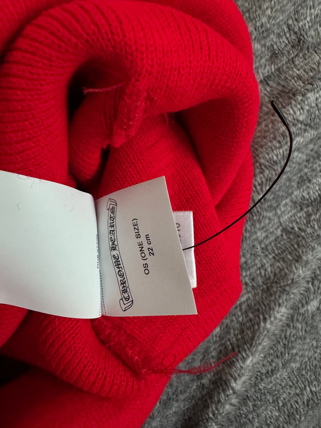 크롬하츠 로고 비니 레드 상품이미지4