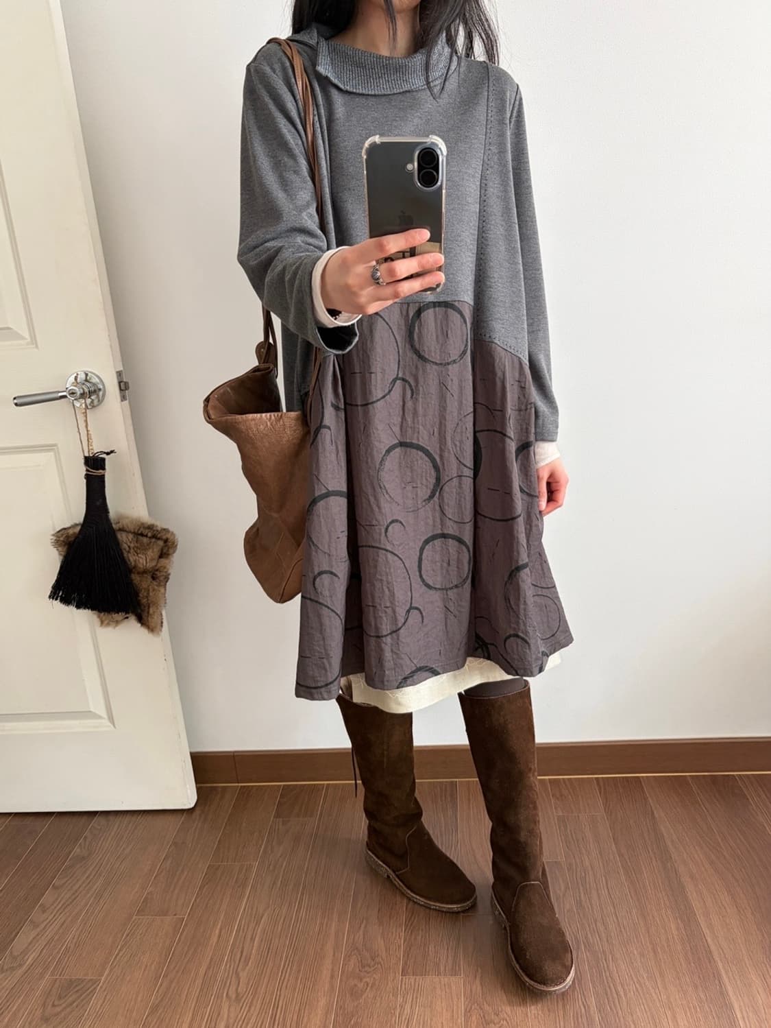 patterned dress 상품이미지5