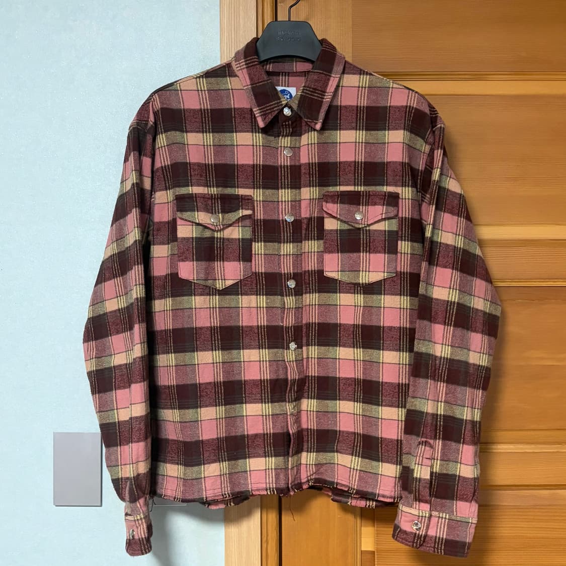 샌드파이퍼 샌디앤로지스 헤비 플란넬 셔츠 3사이즈 상품이미지1