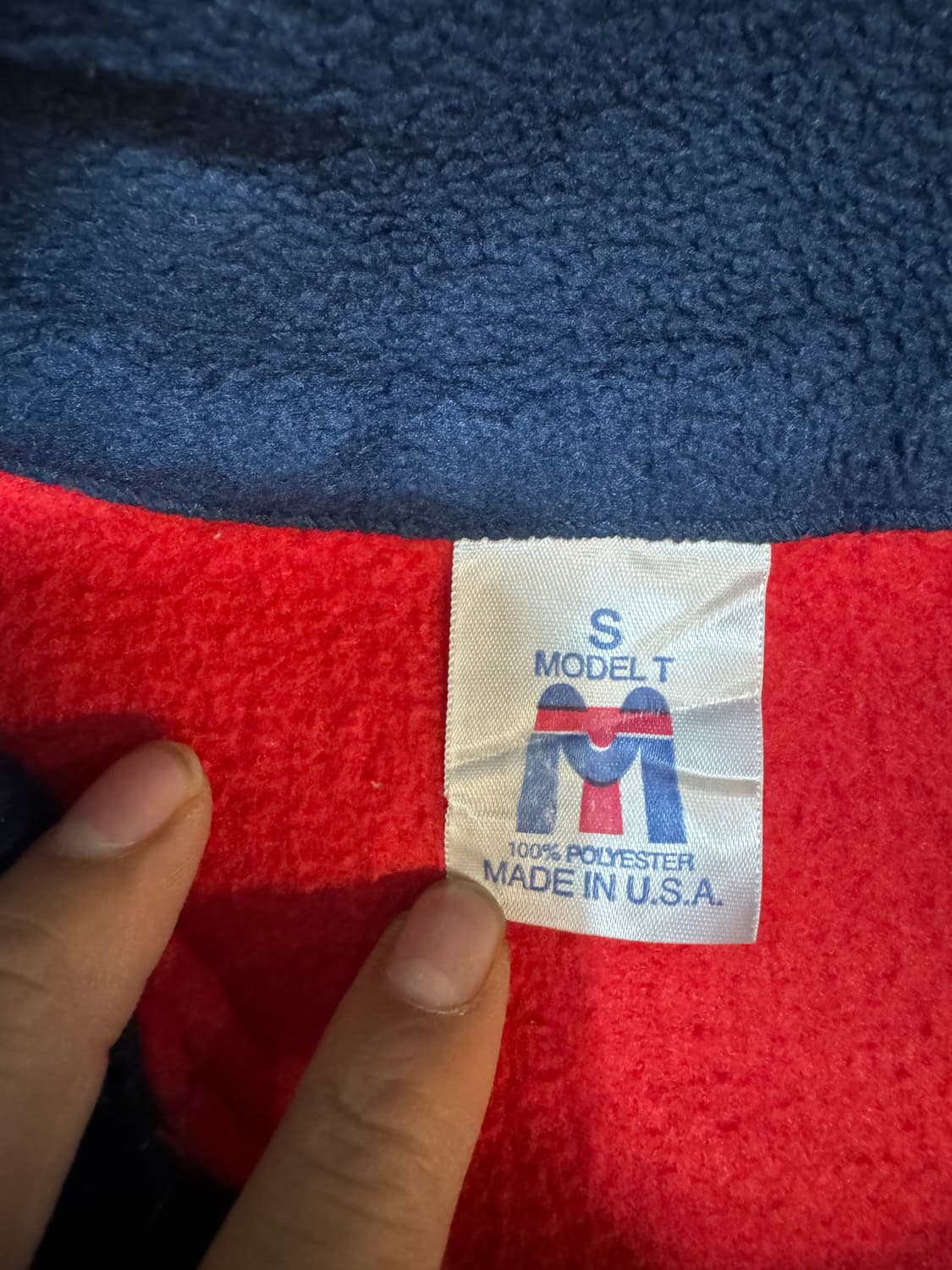 90s model t made in usa 미국 빈티지 플리스 후리스 상품이미지3