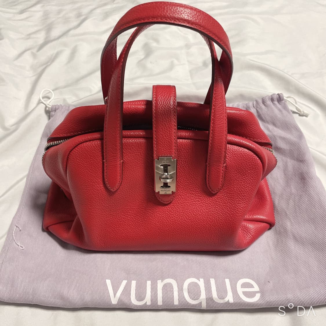 분크 토크 토트백 레드 상품이미지1