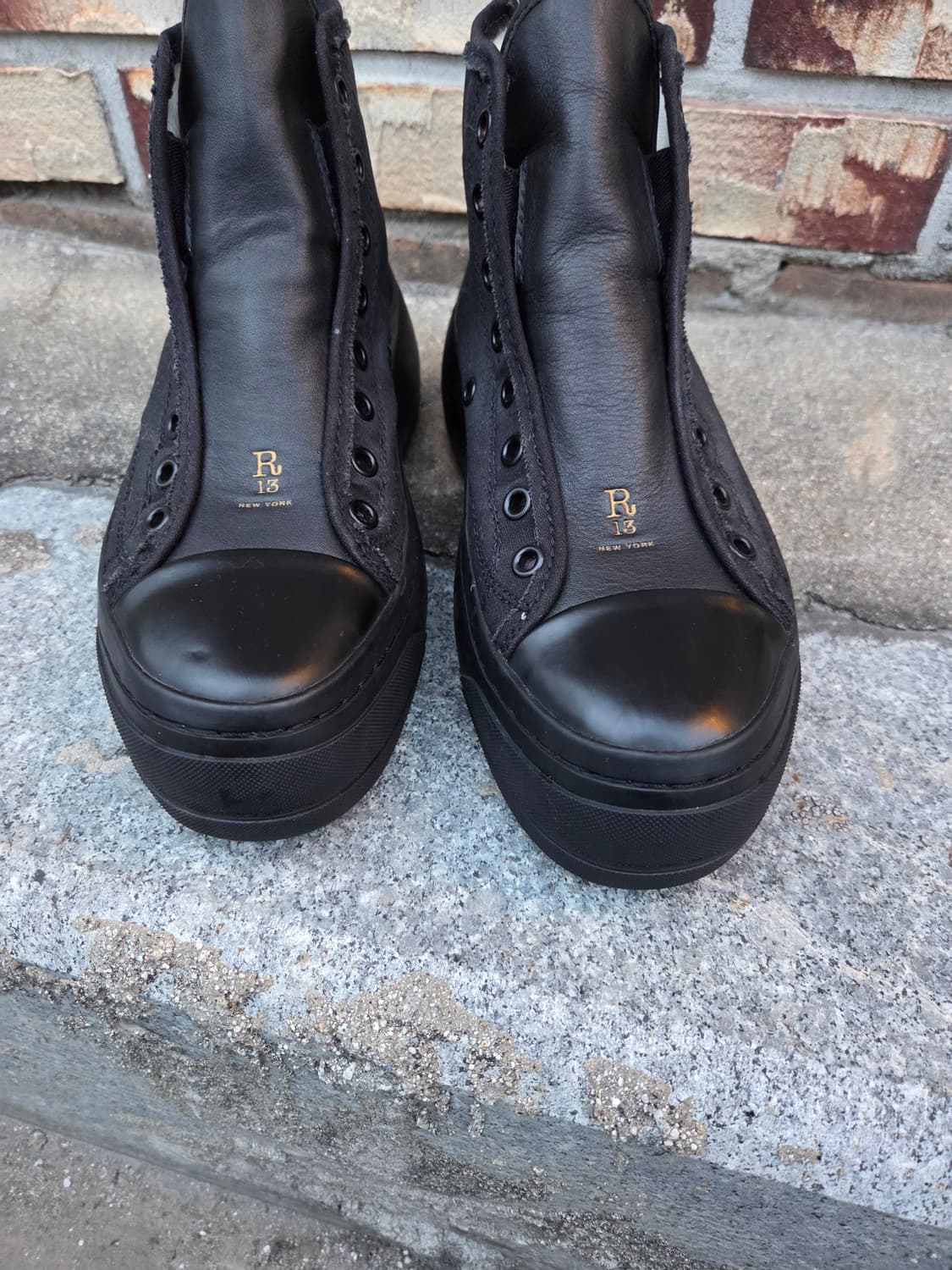 R13 하이탑 스니커즈 상품이미지1