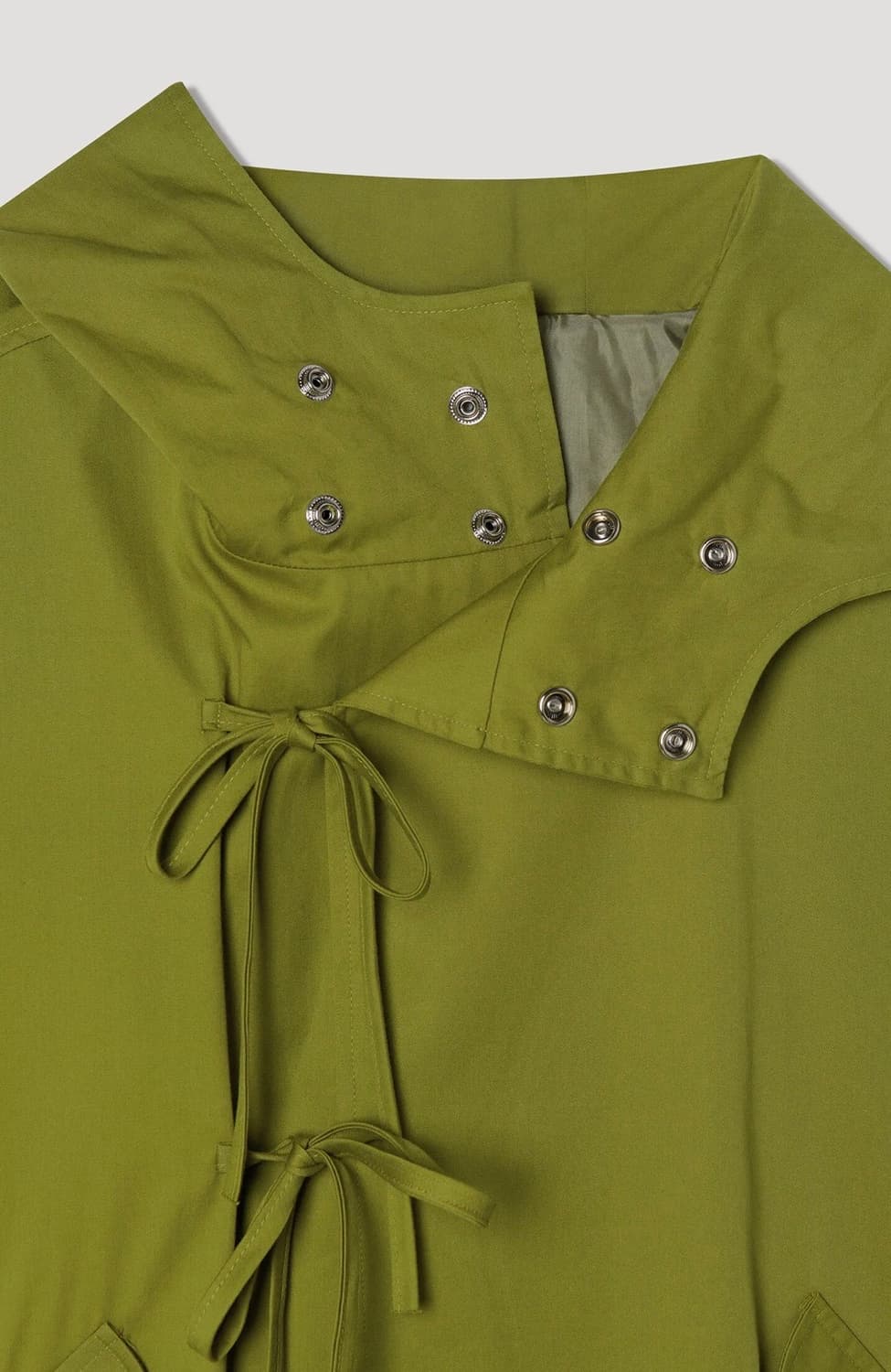 페스토 Pesto 리본 후드 자켓 올리브 ribbon hood olive 상품이미지9