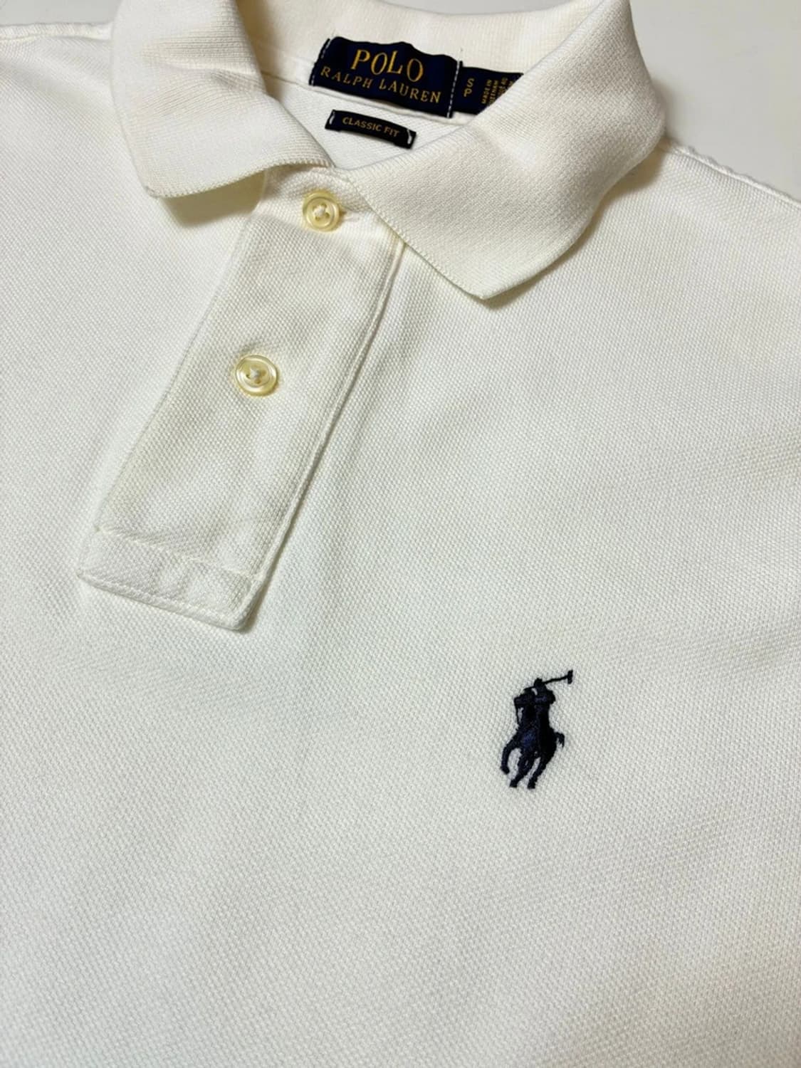 폴로 랄프로렌 클래식핏 포니 자수 카라 반팔 티셔츠PN9600 상품이미지3