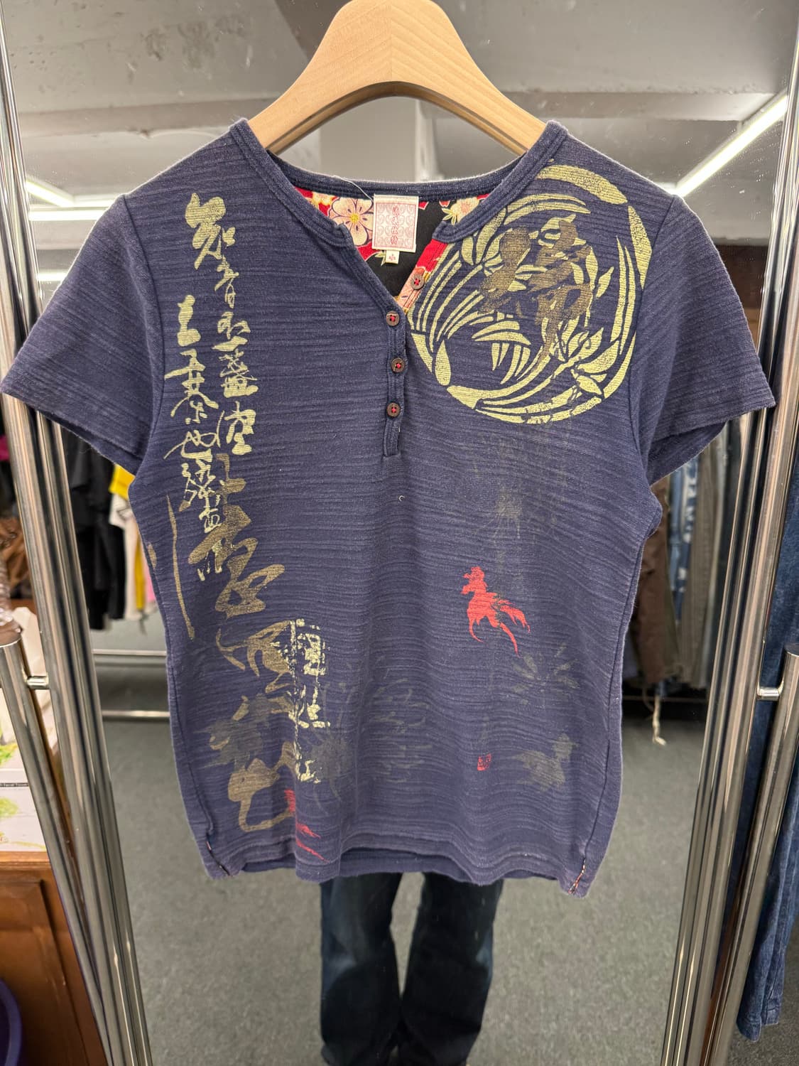 japanese vintage 오리엔탈 동양풍 반팔티셔츠 상품이미지1