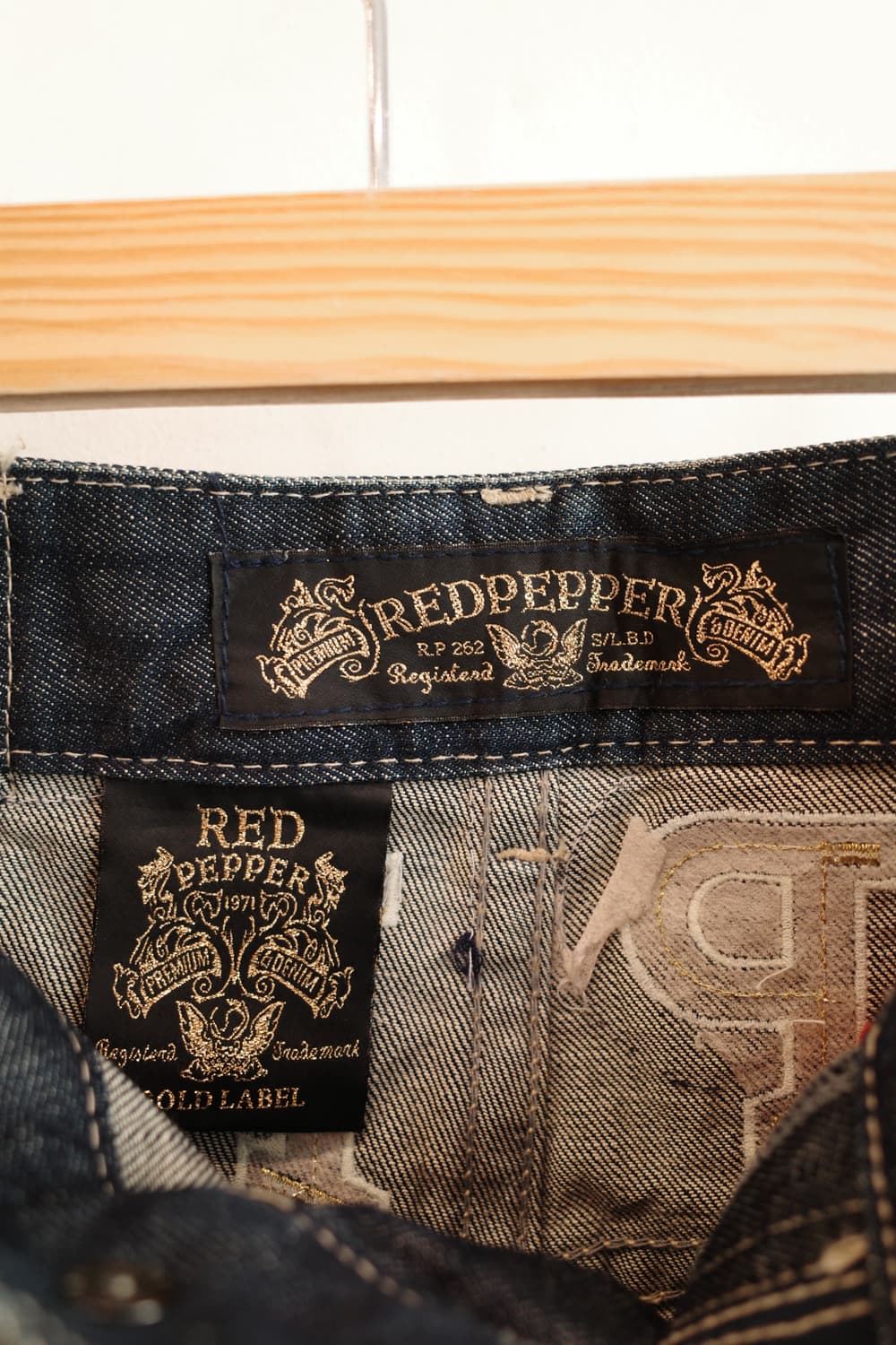 REDPEPPER 부츠컷 패치워크 데님 (30인치) 상품이미지3