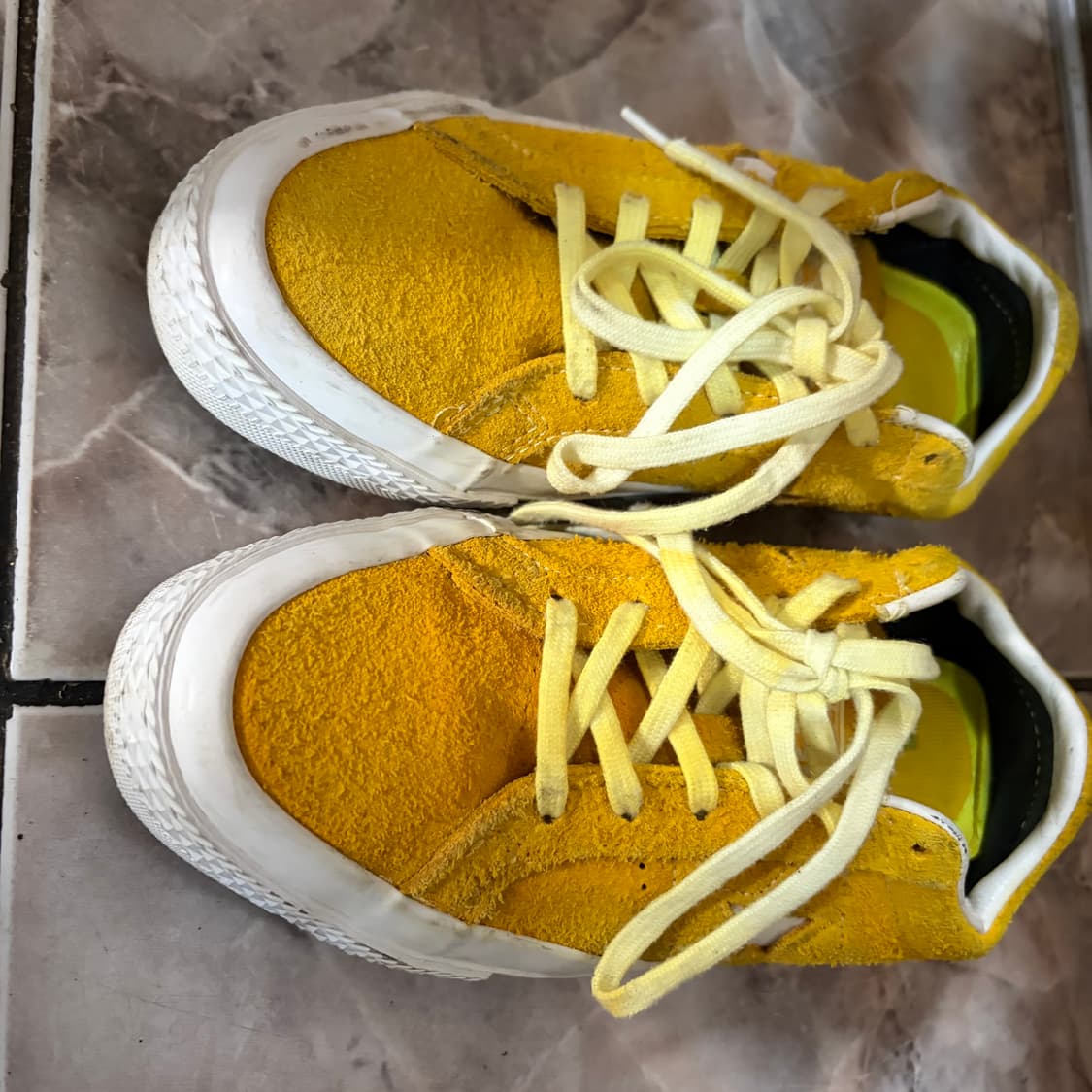 컨버스 원스타 로우 스웨이드 옐로우 225 상품이미지5