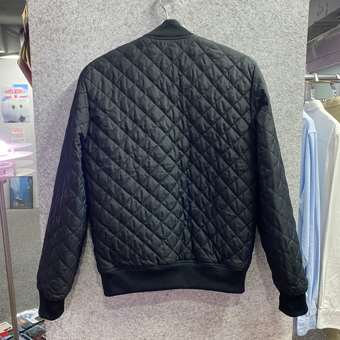 아디다스 오리지널 블랙 퀼팅 자켓  B2863 상품이미지3