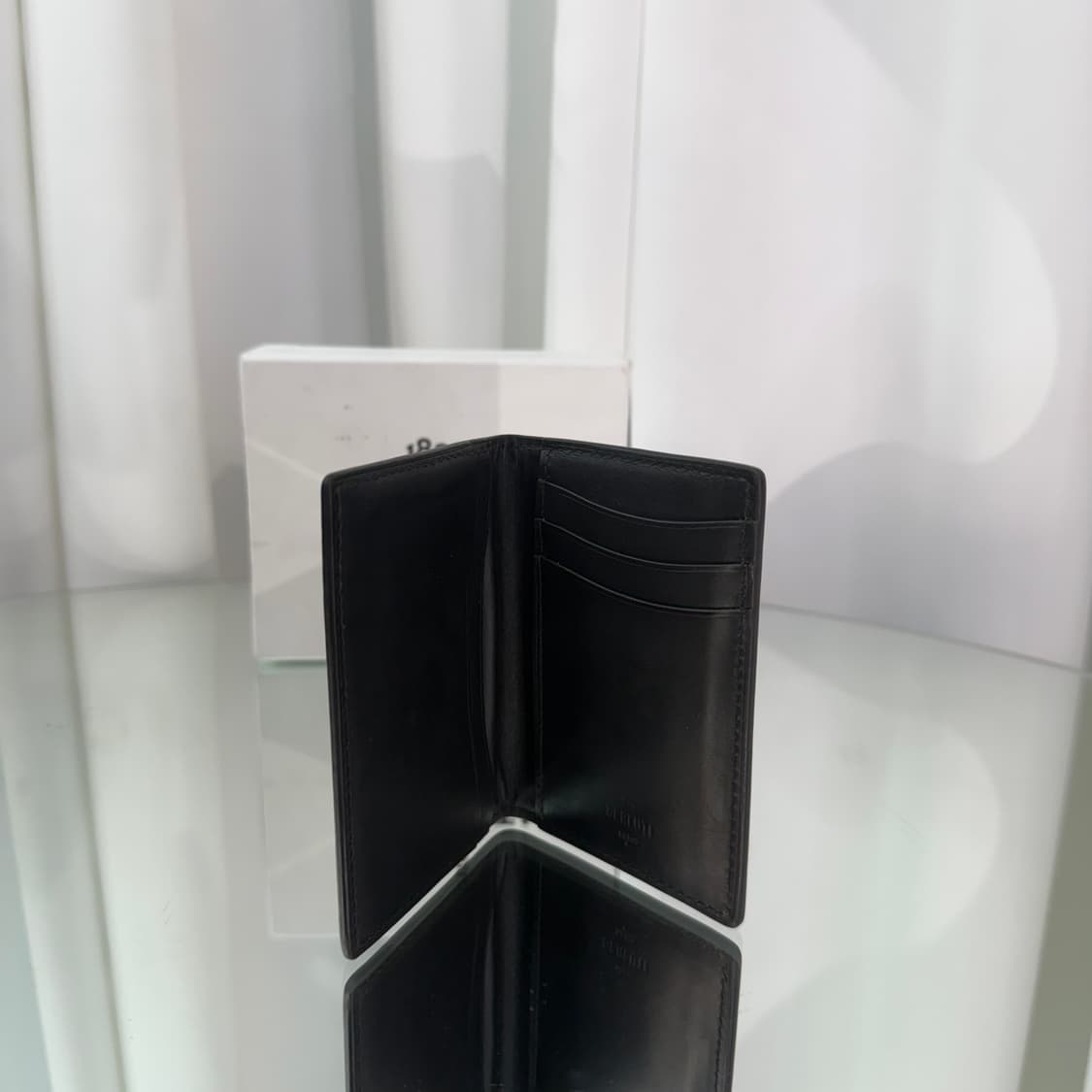 [정품] 벨루티 스크리토 레더 플랩 카드지갑 상품이미지5