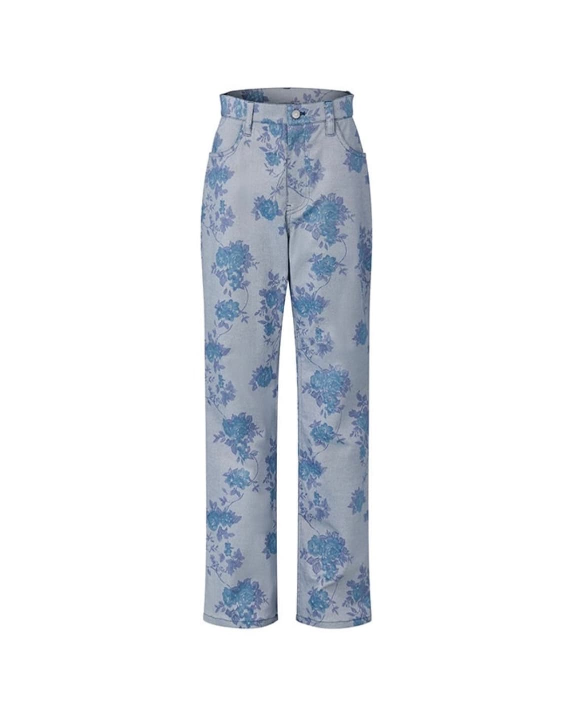 TEAK blue rose pants 티크 팬츠 상품이미지1