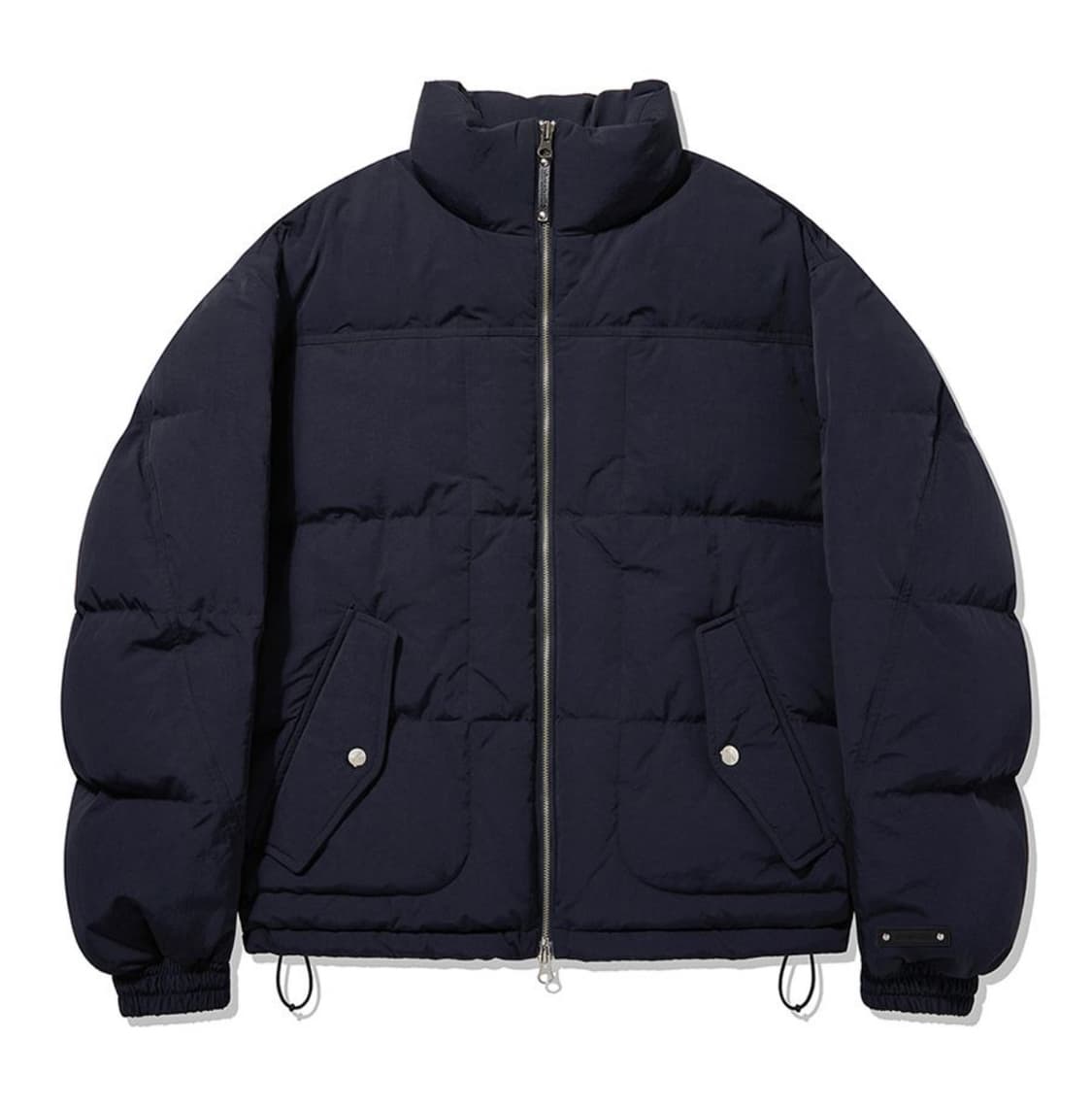 새상품(S)비바스튜디오 나일론 푸퍼 덕다운 숏패딩 네이비 상품이미지1