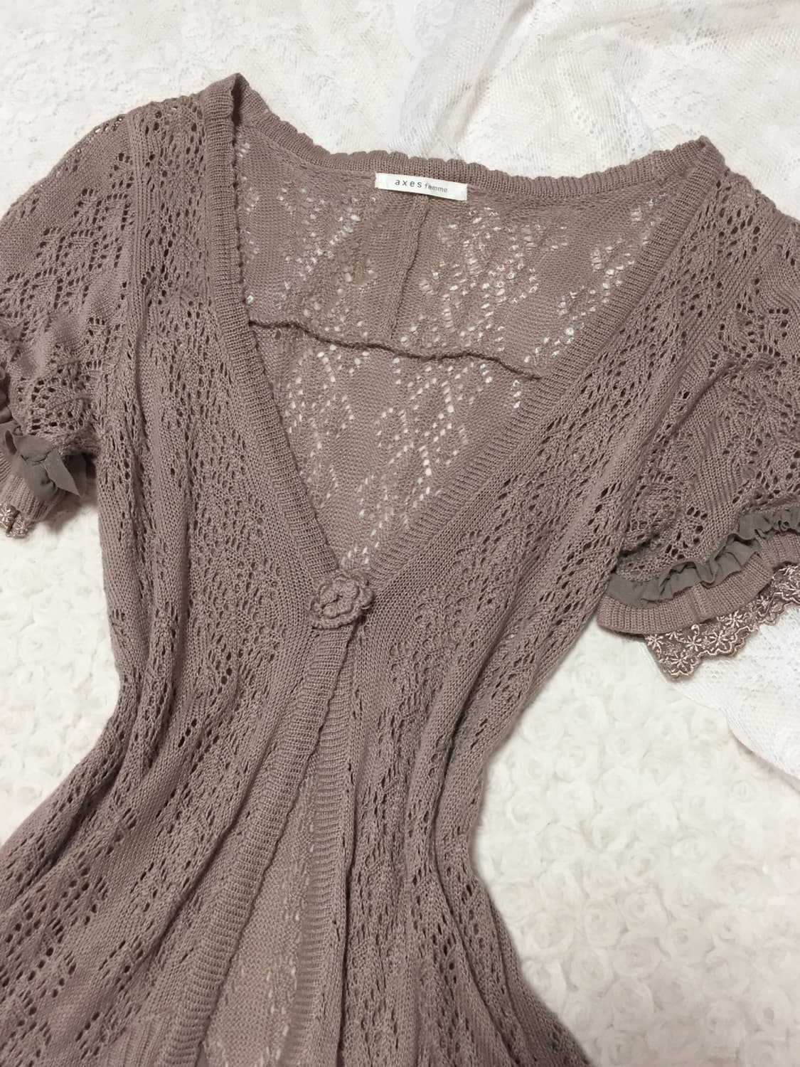 빈티지 엑시즈팜 바선생핏 가디건 상품이미지3