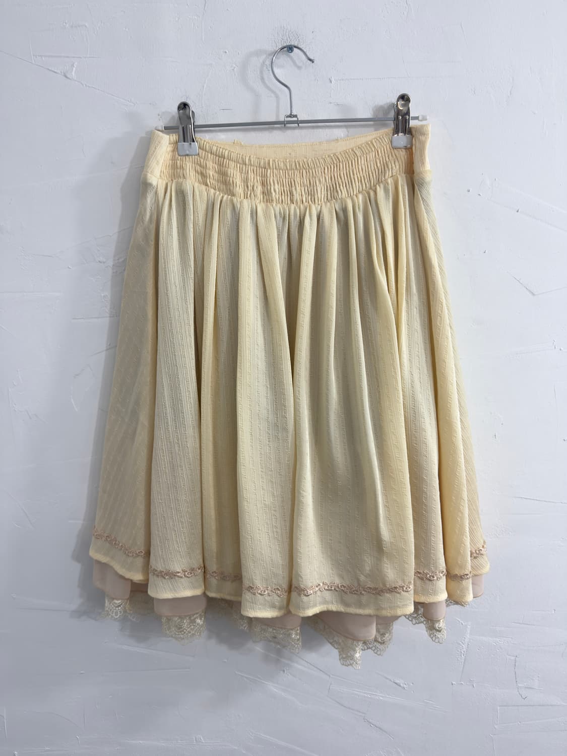 axes femme lace detail skirt 상품이미지5