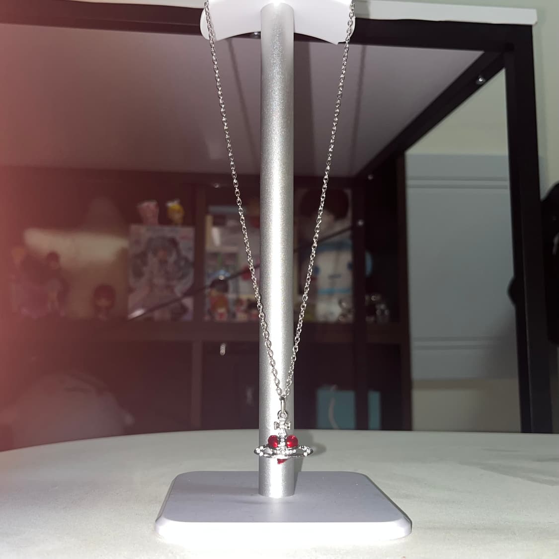 비비안웨스트우드 디아망떼 레드 목걸이 상품이미지3