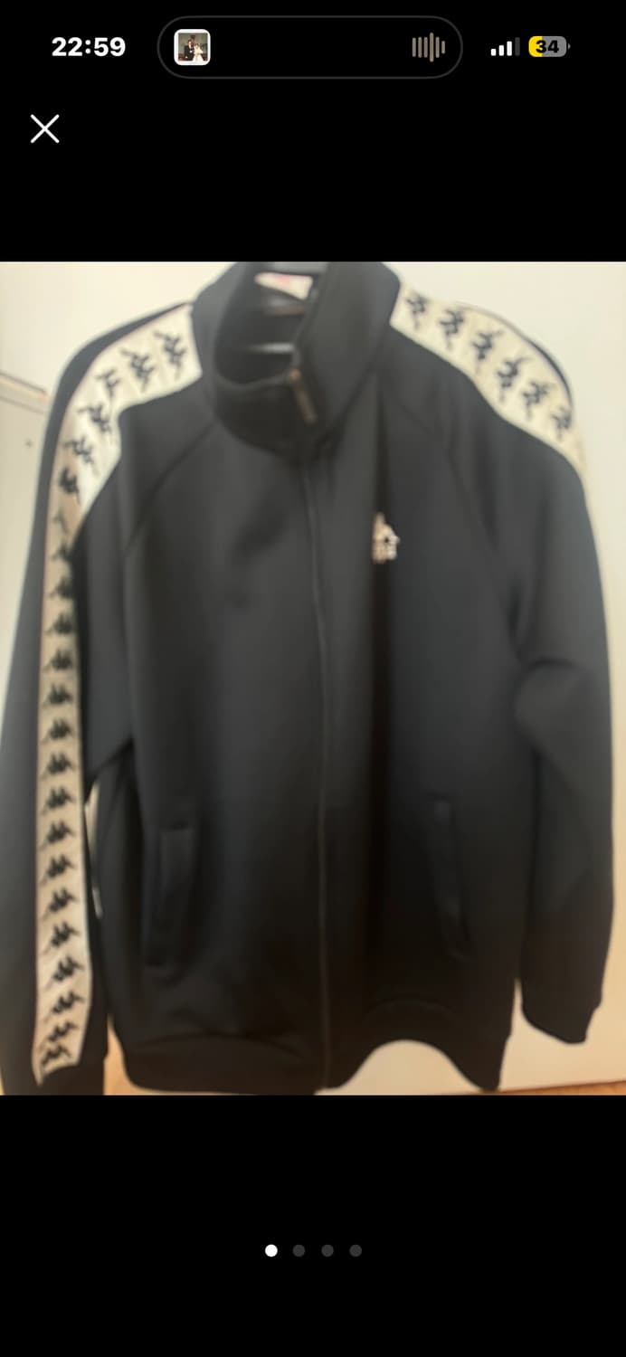 카파 빈티지 블랙 트랙탑 L 상품이미지4