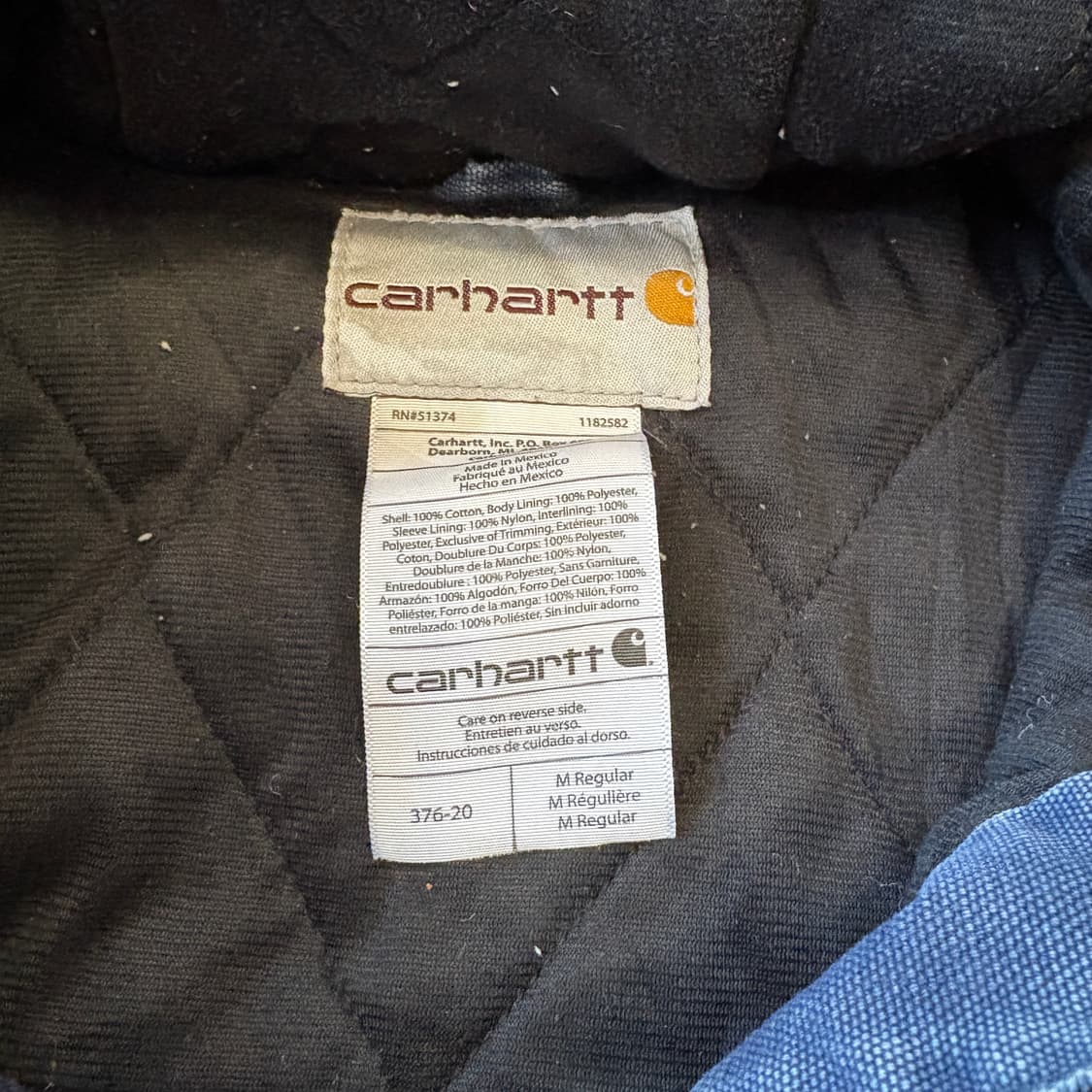 칼하트 정품 네이비 액티브 자켓 상품이미지7