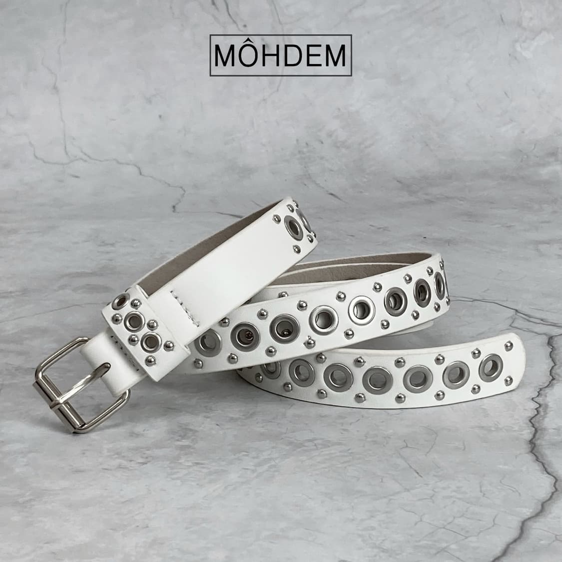 [Unisex] 스터드 아일렛 벨트 상품이미지5