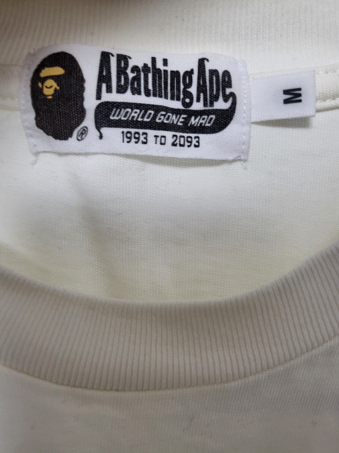 [M] 베이프 반팔 릴렉스드핏 트리플 에이프 헤드 상품이미지4