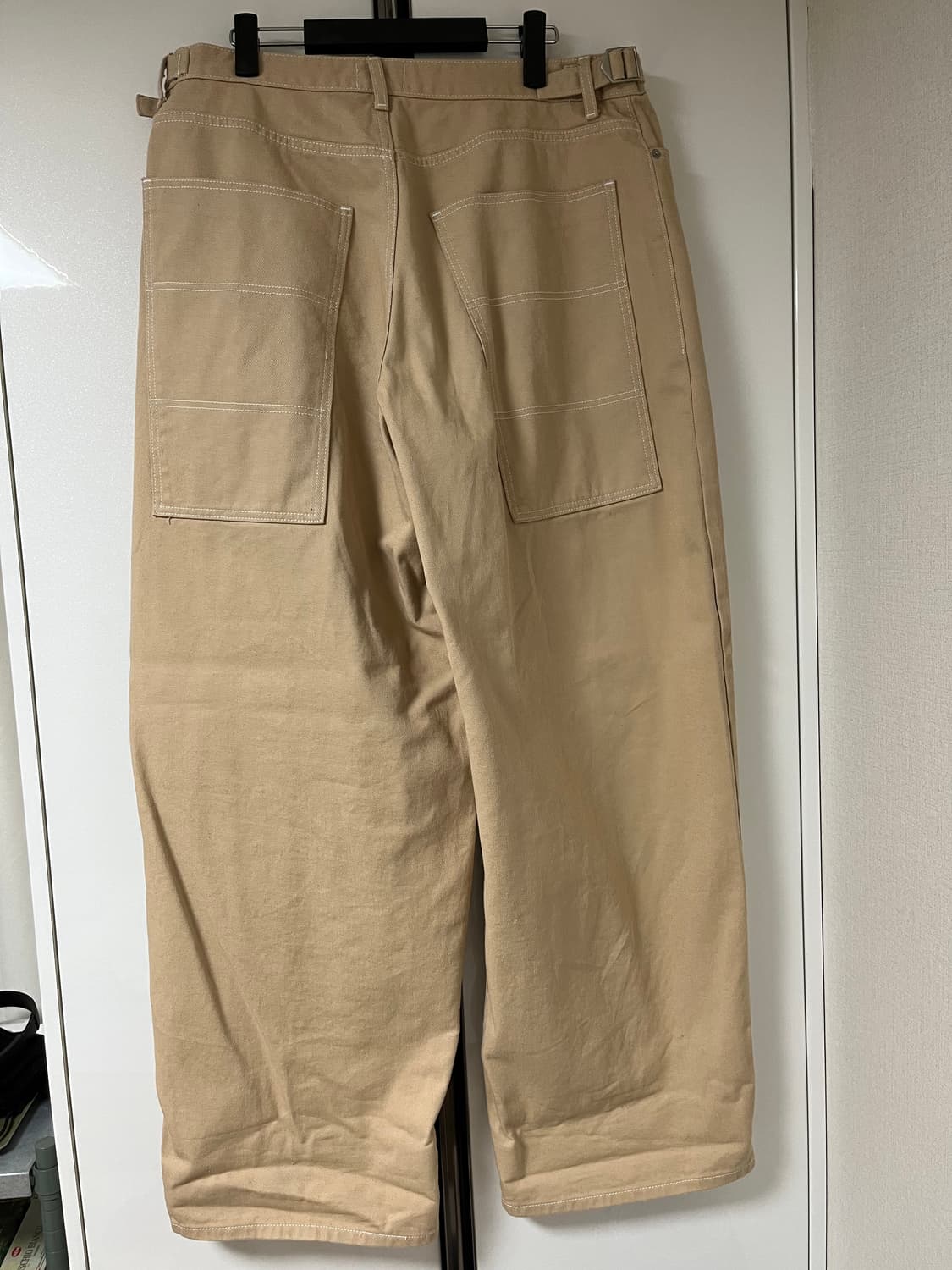 mjd 빅포켓 배기팬츠 베이지 L 상품이미지3