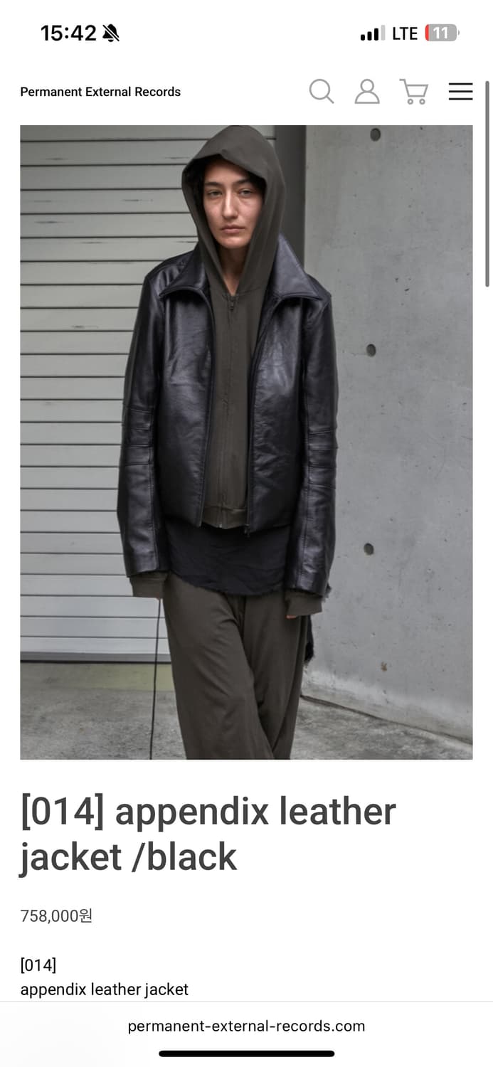 [구매글]머듈 014 appendix leather jacket 1 상품이미지1