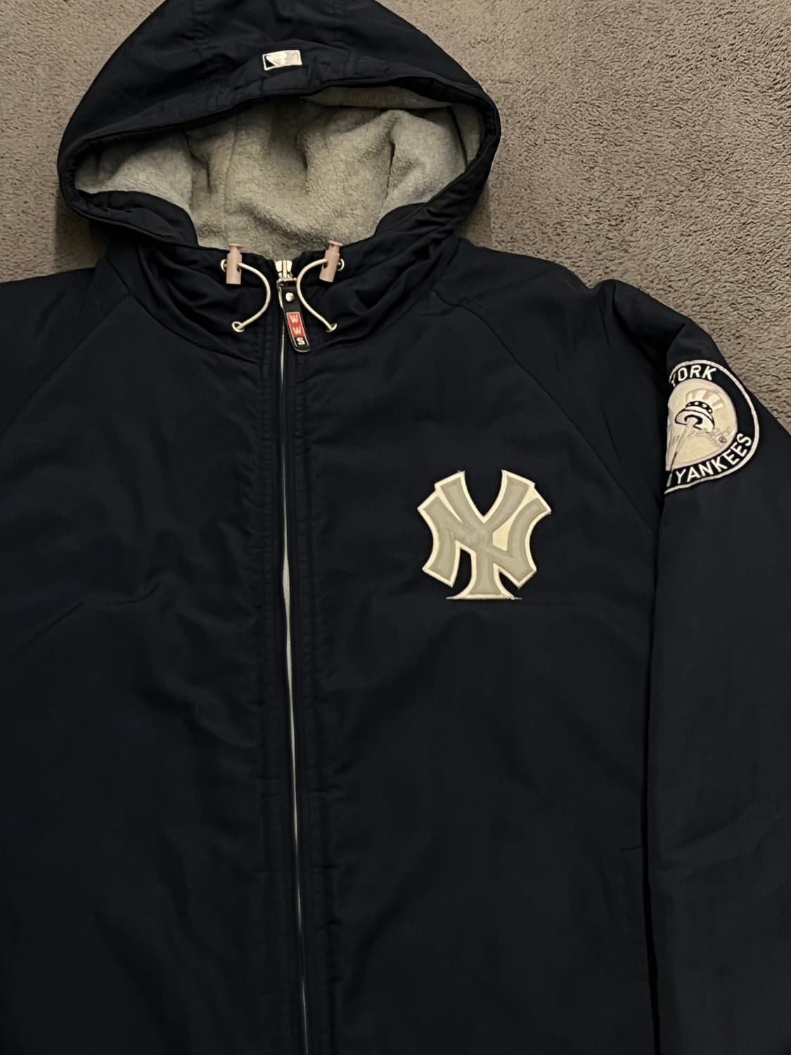 MLB 빈티지 wws 양키즈 대장급 누빔 자켓 처분  상품이미지2