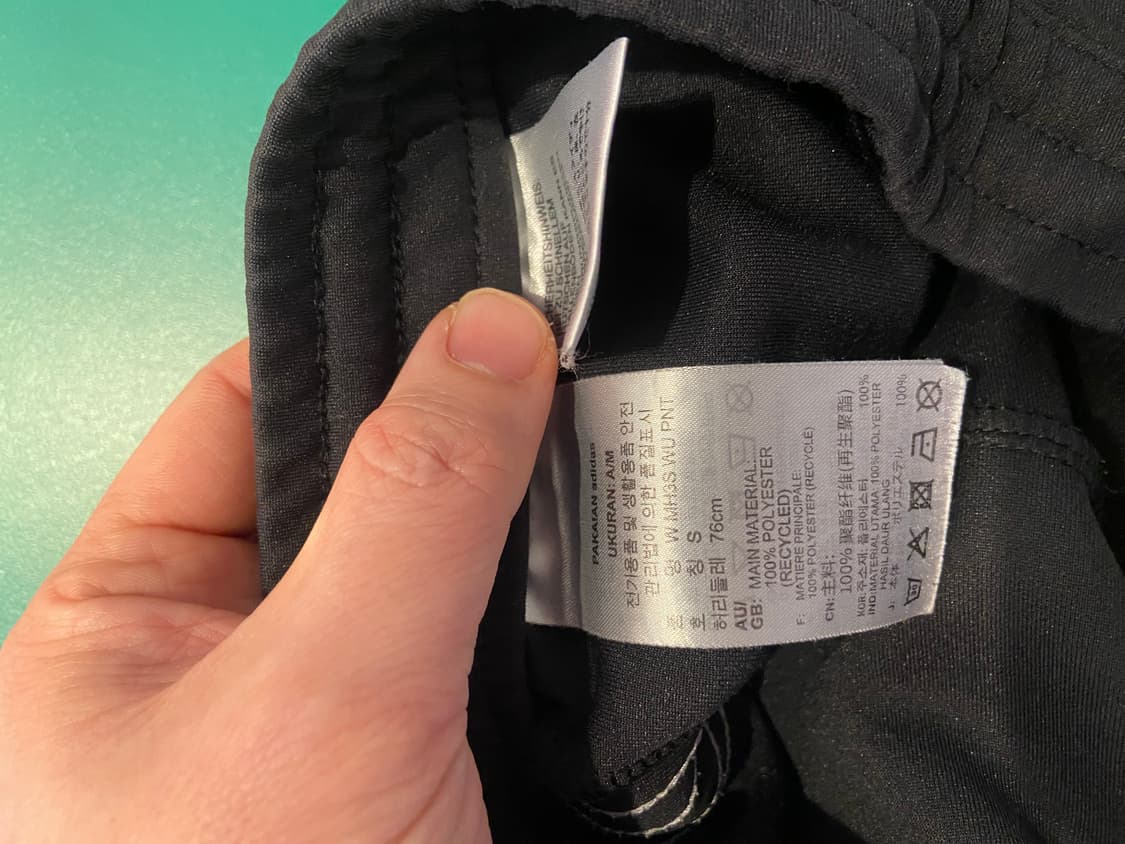 아디다스 삼선 트레이닝 바지 블랙 상품이미지5