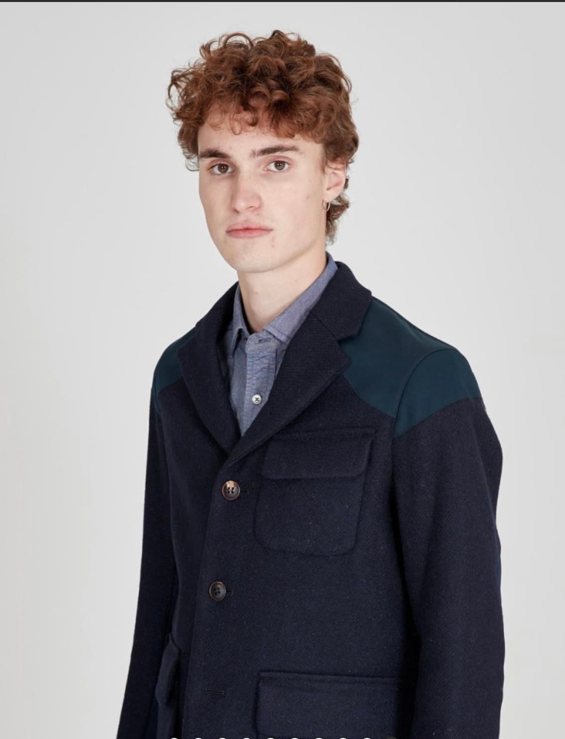 105 나이젤카본 블랙네이비 해리스트위드 말로리자켓 상품이미지6