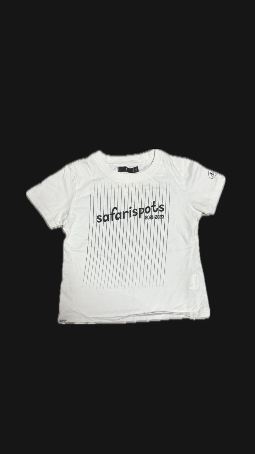 사파리스팟 스포츠매거진 반팔티 1/2 1사이즈 화이트 상품이미지1