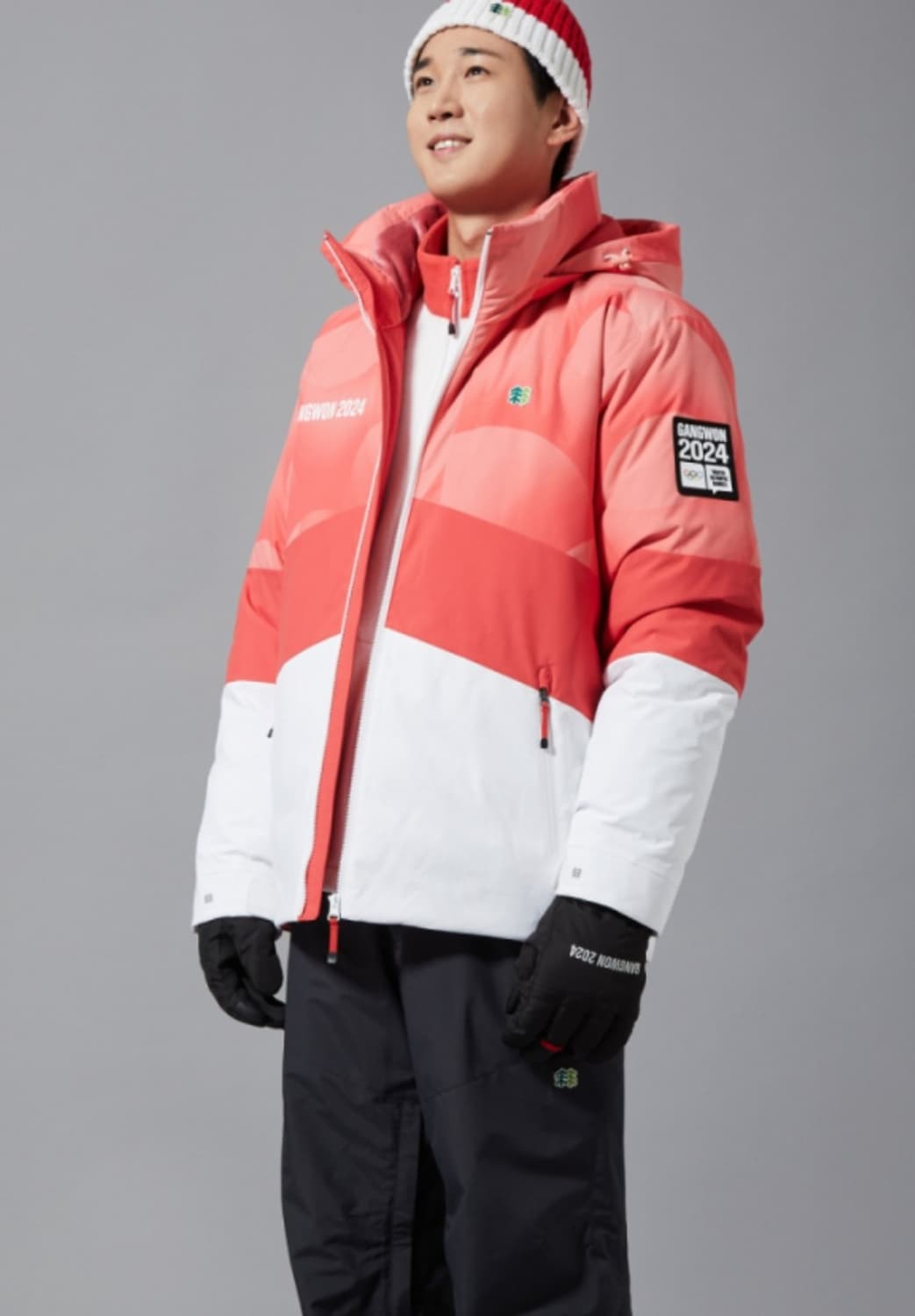 코오롱스포츠 2024올림픽  덕다운패딩 남성 100 (이상화싸인) 상품이미지1