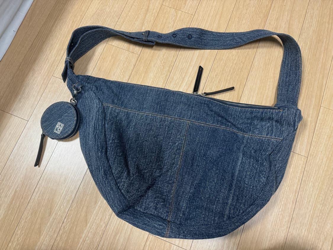 밈더워드로브 몬타 데님 메신저백 상품이미지4