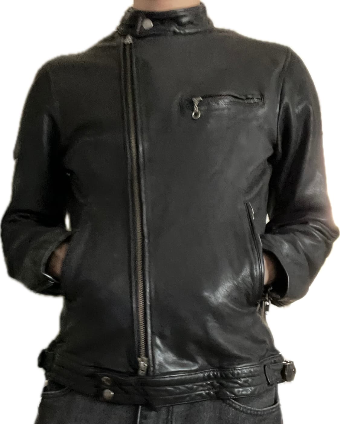 빔즈 램스킨 레더자켓 릭오웬스st 상품이미지6