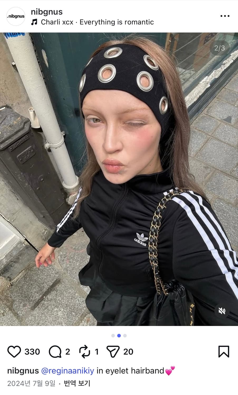 닙그너스 eyelet 헤어밴드 상품이미지1