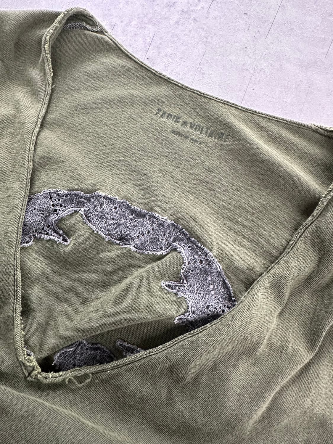 Zadig & Voltaire 해골브이넥 반팔 상품이미지5