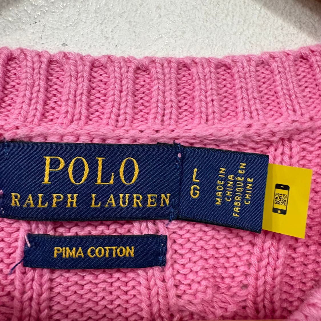 폴로랄프로렌 반팔 꽈배기니트 상품이미지3