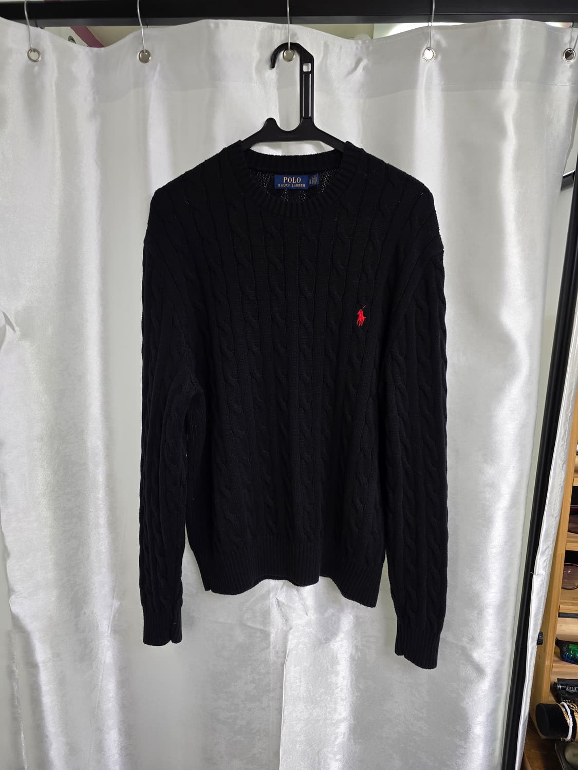 폴로랄프로렌 블랙 케이블 니트 (1455) 상품이미지1