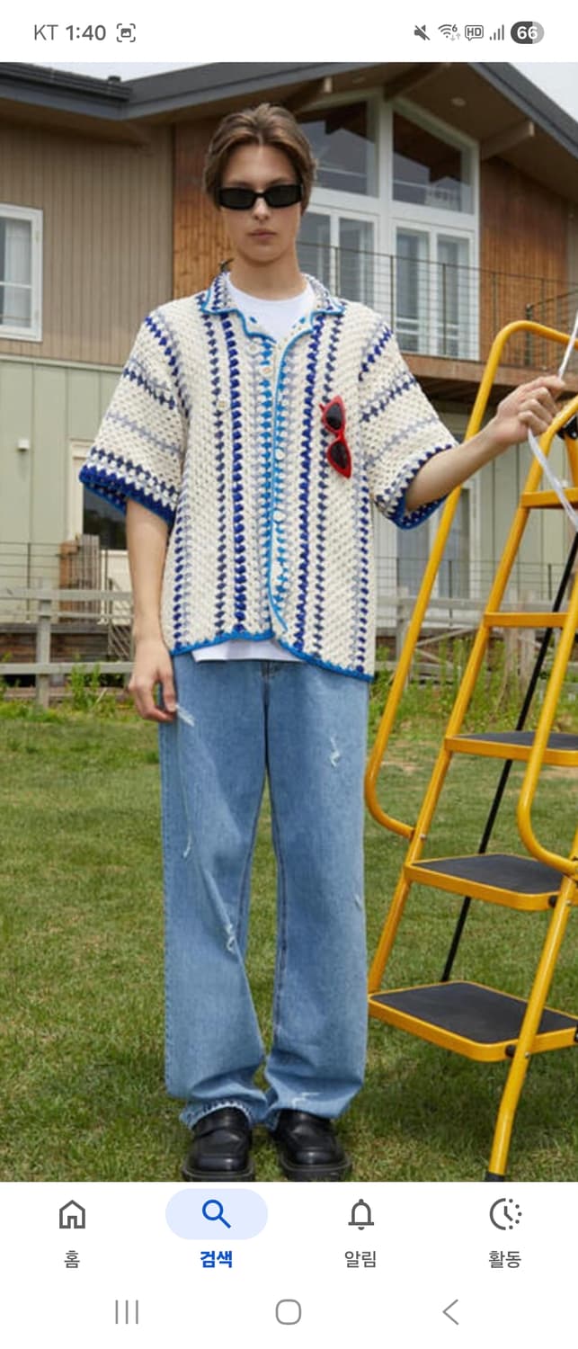 스투시 핸드메이드 크로쉐 가디건 셔츠 상품이미지4