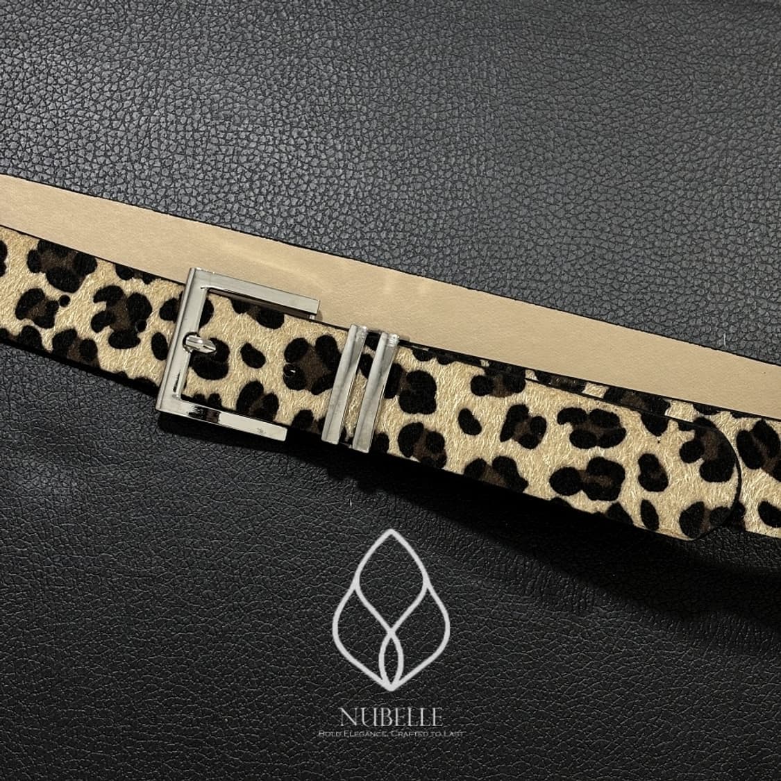 🌗 Leopard hair belt / 호피 레오파드 송치털 벨트 상품이미지2