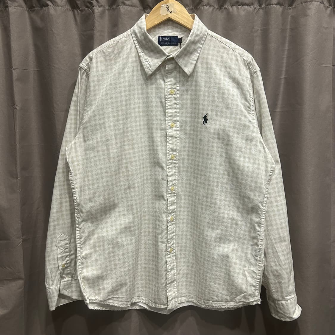 [XL] 폴로랄프로렌 체크 카라넥 셔츠 상품이미지1