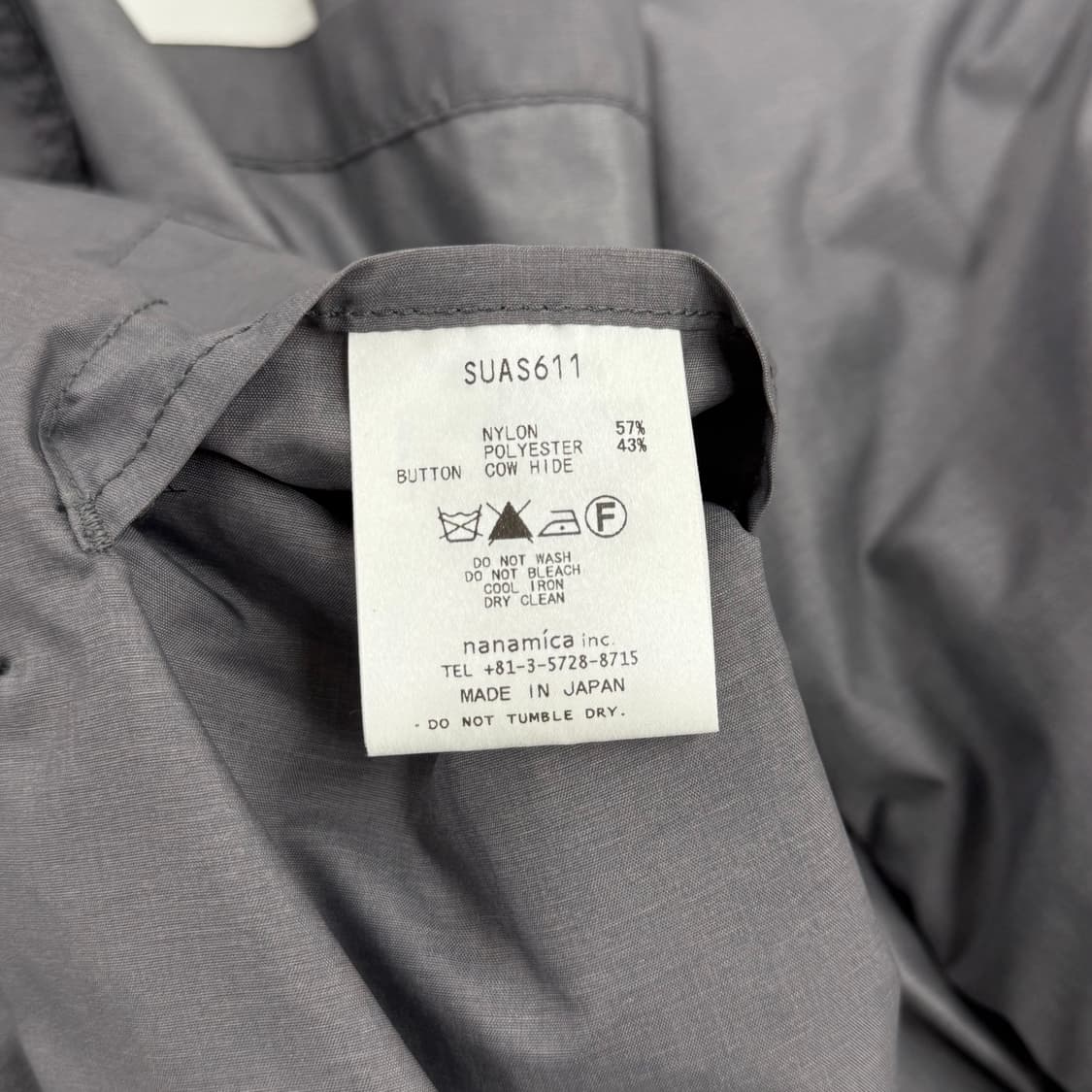 nanamica Lightweight Nylon Jacket 상품이미지9