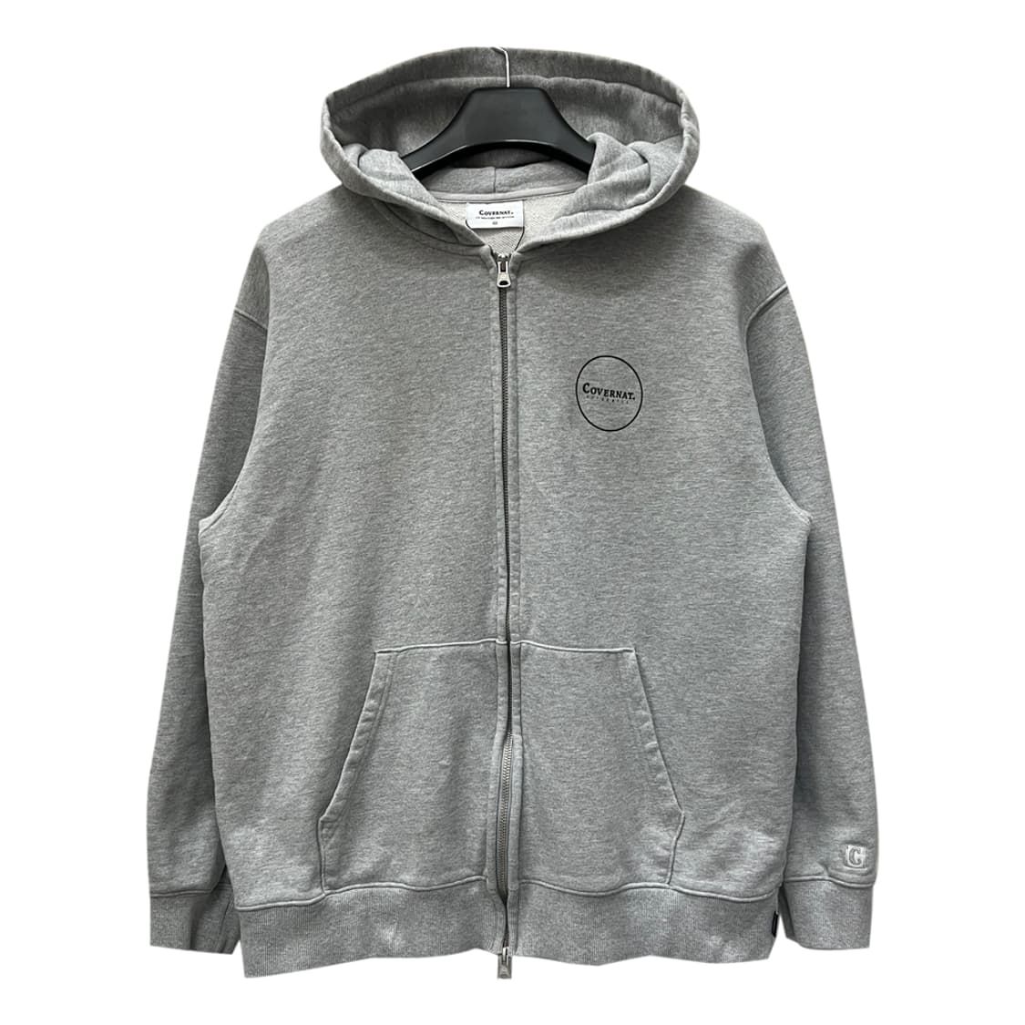 커버낫 백로고 후드 집업 XL 상품이미지2
