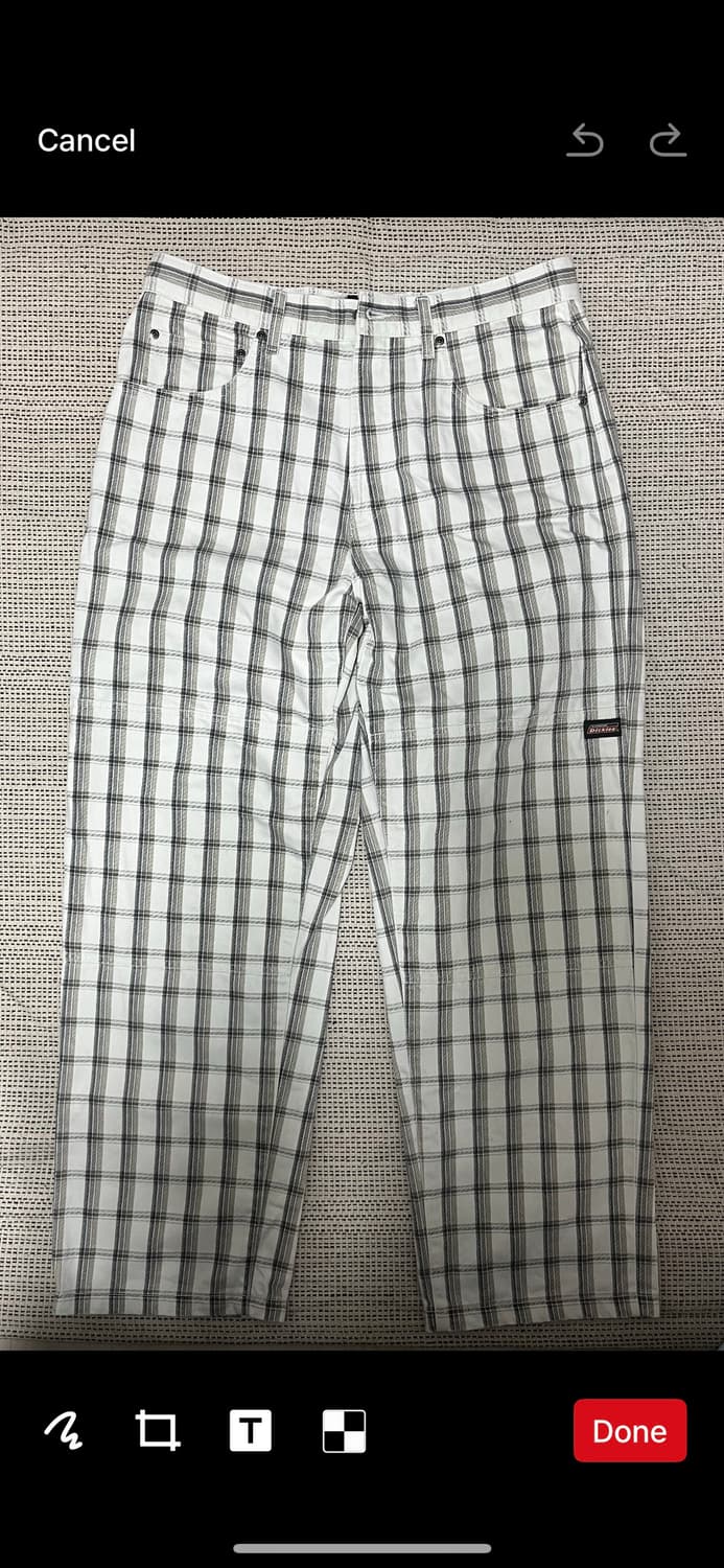 슈프림 디키즈 더블니 배기진 상품이미지1