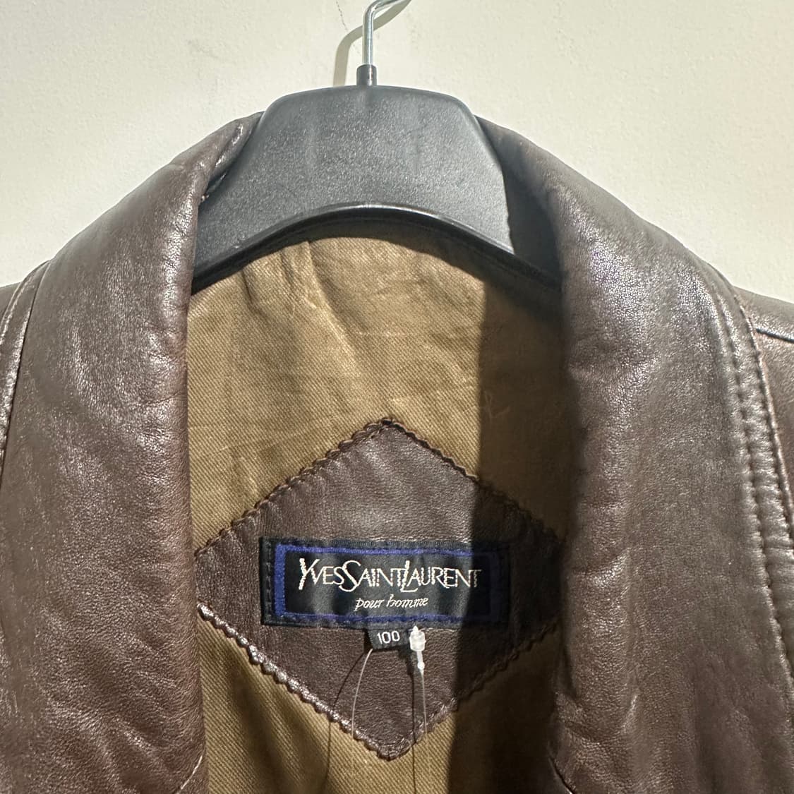 입생로랑 레더 자켓 상품이미지2